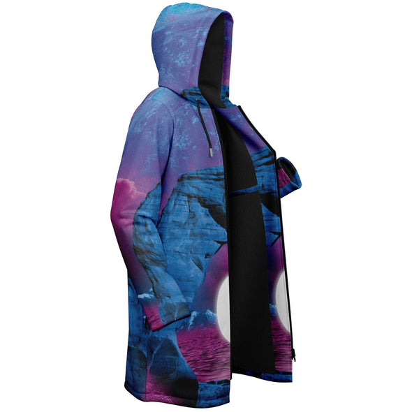 The Visitor Zip Cloak - Vaporwave Clothing - Aesthetic Clothing
