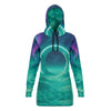 Astral Gateway Hoodie Dress - Vaporwave Clothing - Aesthetic Clothing