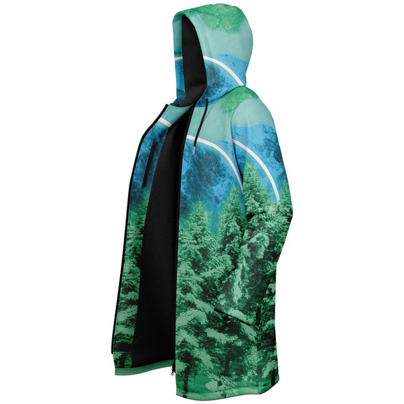 Minty Wonderland Zip Cloak - Vaporwave Clothing - Aesthetic Clothing