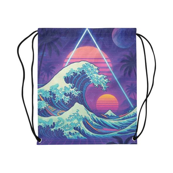 Neonami Drawstring Bag - Vaporwave Clothing - Aesthetic Clothing