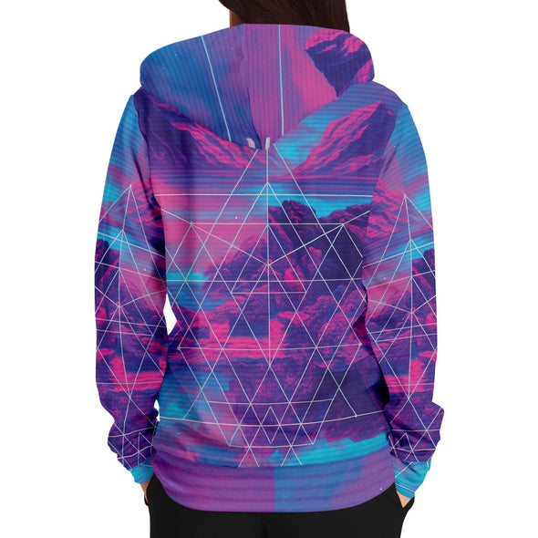 Liminal Zip Hoodie - Vaporwave Clothing - Aesthetic Clothing