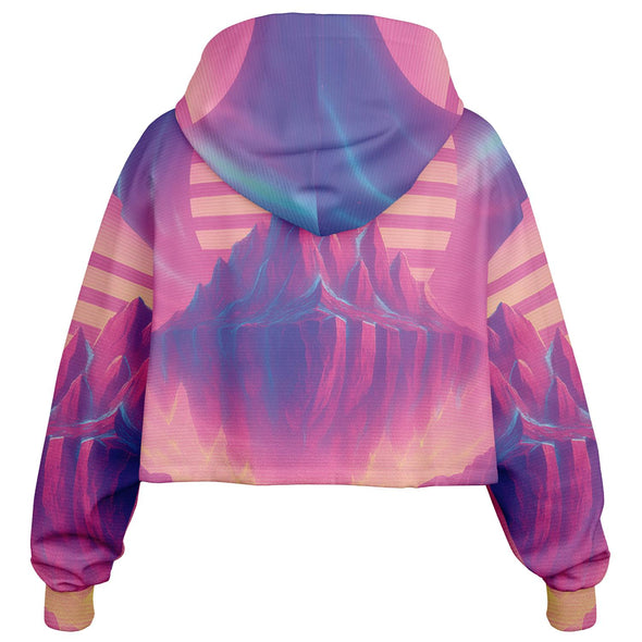 Aerolith Cropped Hoodie - Vaporwave Clothing - Aesthetic Clothing