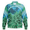 Minty Wonderland Varsity Jacket - Vaporwave Clothing - Aesthetic Clothing