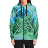 Minty Wonderland Zip Hoodie - Vaporwave Clothing - Aesthetic Clothing