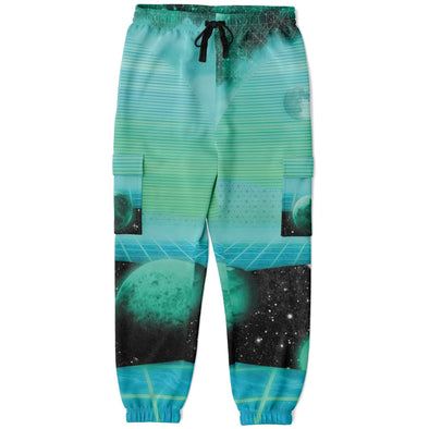 The Merge Cargo Joggers - Vaporwave Clothing - Aesthetic Clothing