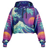 Neonami Cropped Hoodie - Vaporwave Clothing - Aesthetic Clothing