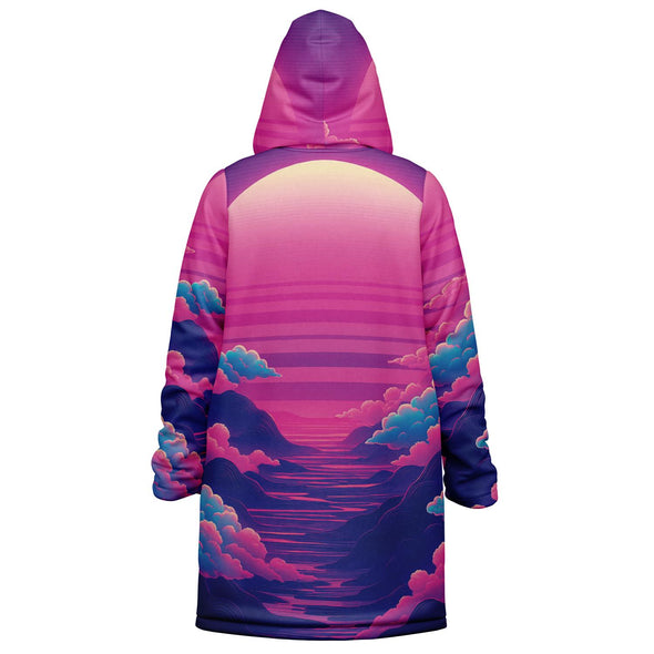 Duskwave Zip Cloak - Vaporwave Clothing - Aesthetic Clothing