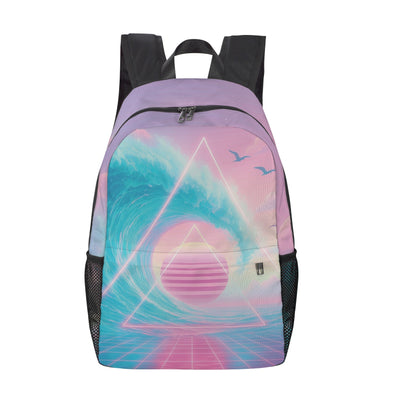 Grid Tide Backpack - Vaporwave Clothing - Aesthetic Clothing