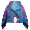 The Visitor Cropped Hoodie - Vaporwave Clothing - Aesthetic Clothing