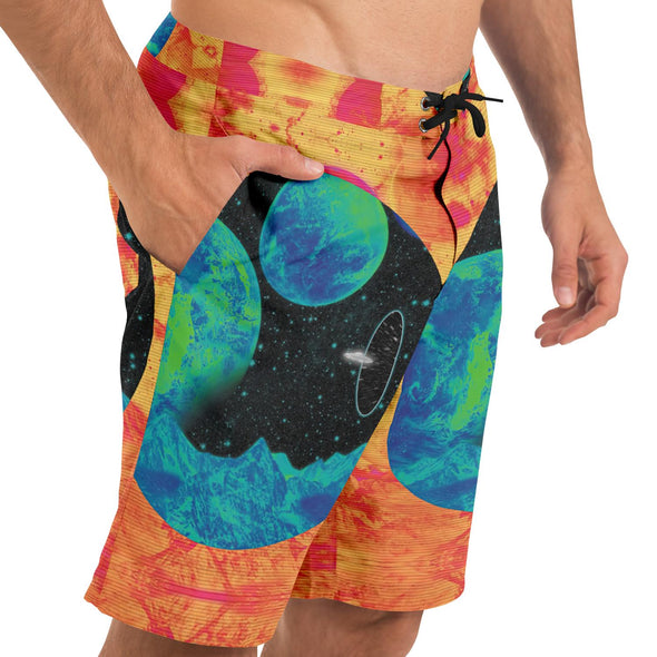 Juncture Board Shorts - Vaporwave Clothing - Aesthetic Clothing