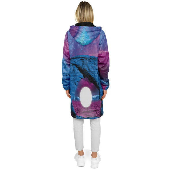 The Visitor Zip Cloak - Vaporwave Clothing - Aesthetic Clothing