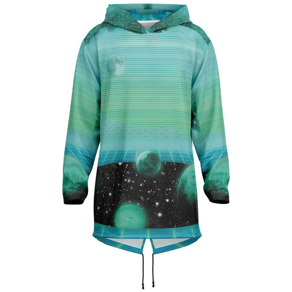 The Merge Longline Hoodie - Vaporwave Clothing - Aesthetic Clothing