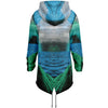 Emerald Canyon Longline Hoodie - Vaporwave Clothing - Aesthetic Clothing