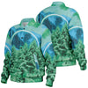 Minty Wonderland Varsity Jacket - Vaporwave Clothing - Aesthetic Clothing