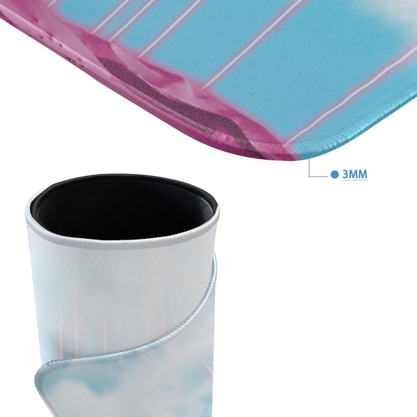 Electric Desert Desk Mat - Vaporwave Clothing - Aesthetic Clothing