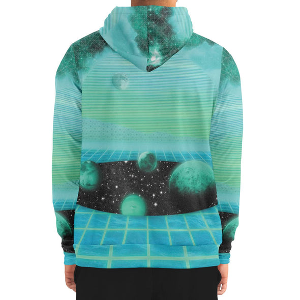 The Merge Zip Hoodie - Vaporwave Clothing - Aesthetic Clothing