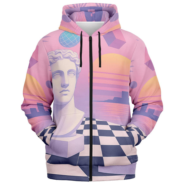 Corinthian Zip Hoodie - Vaporwave Clothing - Aesthetic Clothing