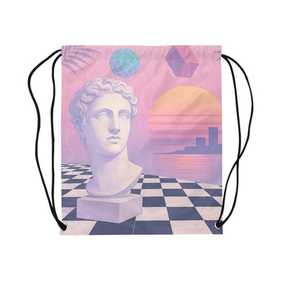 Corinthian Drawstring Bag - Vaporwave Clothing - Aesthetic Clothing