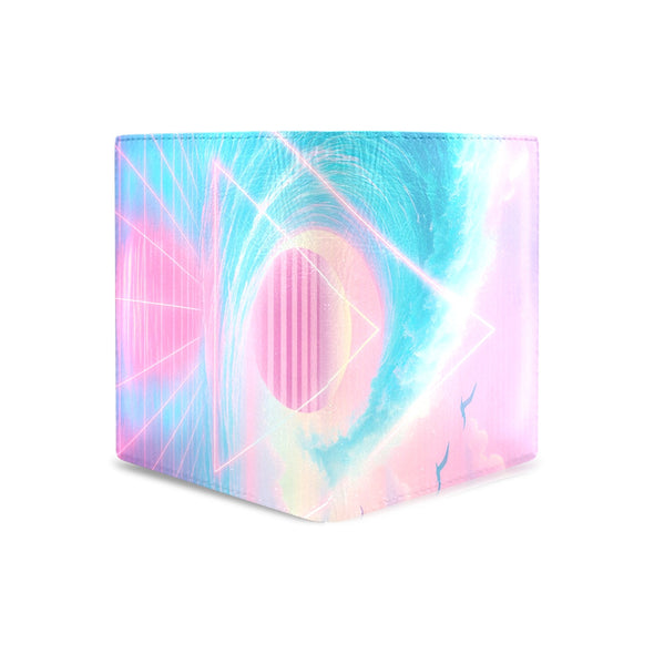 Grid Tide Bifold Wallet - Vaporwave Clothing - Aesthetic Clothing