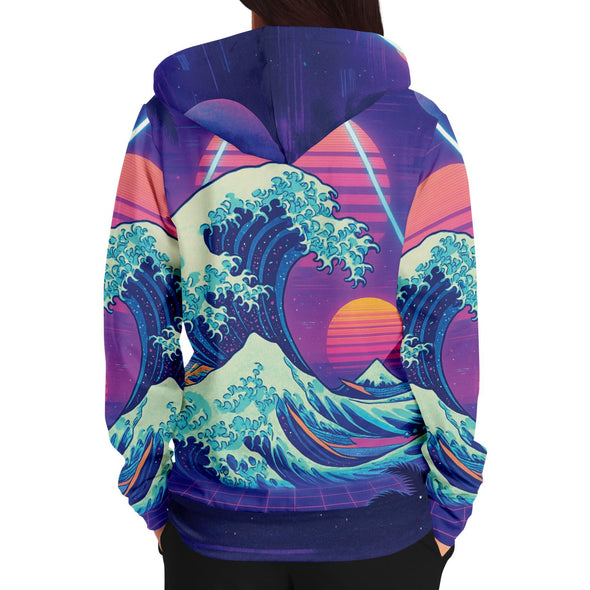 Neonami Zip Hoodie - Vaporwave Clothing - Aesthetic Clothing