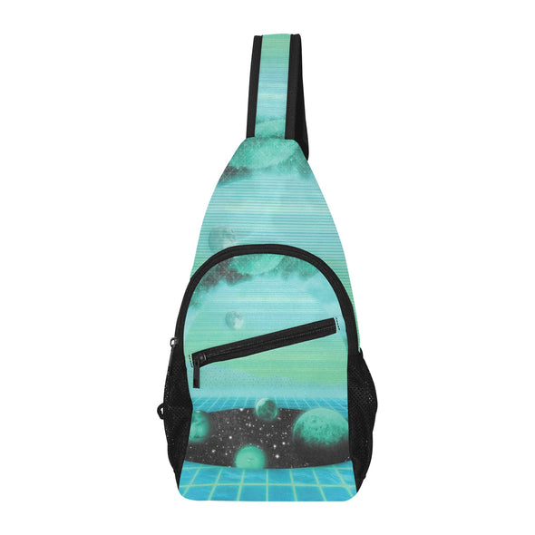 The Merge Sling Bag - Vaporwave Clothing - Aesthetic Clothing