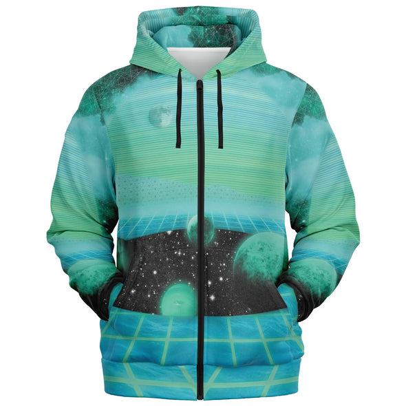 The Merge Zip Hoodie - Vaporwave Clothing - Aesthetic Clothing