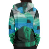 Emerald Canyon Zip Hoodie - Vaporwave Clothing - Aesthetic Clothing