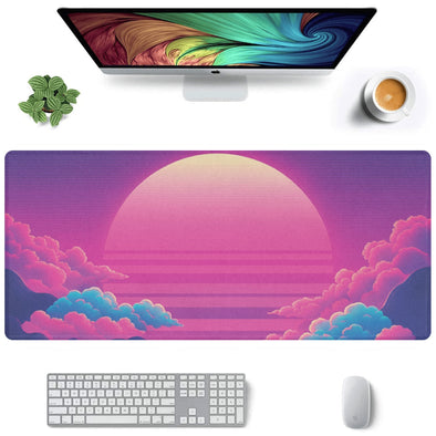 Duskwave Desk Mat - Vaporwave Clothing - Aesthetic Clothing
