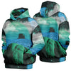 Emerald Canyon Heavy Hoodie - Vaporwave Clothing - Aesthetic Clothing