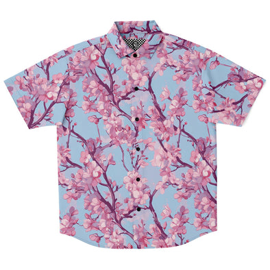 Cherry Blossom Button Down Shirt - Vaporwave Clothing - Aesthetic Clothing