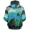 Emerald Canyon Heavy Hoodie - Vaporwave Clothing - Aesthetic Clothing
