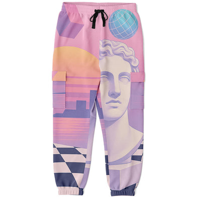 Corinthian Cargo Joggers - Vaporwave Clothing - Aesthetic Clothing