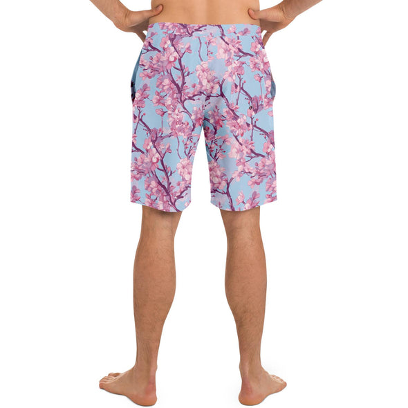 Cherry Blossom Board Shorts - Vaporwave Clothing - Aesthetic Clothing