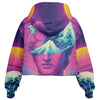 Tidalus Cropped Hoodie - Vaporwave Clothing - Aesthetic Clothing