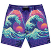 Neonami Board Shorts - Vaporwave Clothing - Aesthetic Clothing