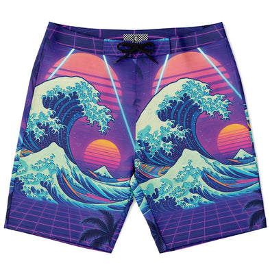 Neonami Board Shorts - Vaporwave Clothing - Aesthetic Clothing