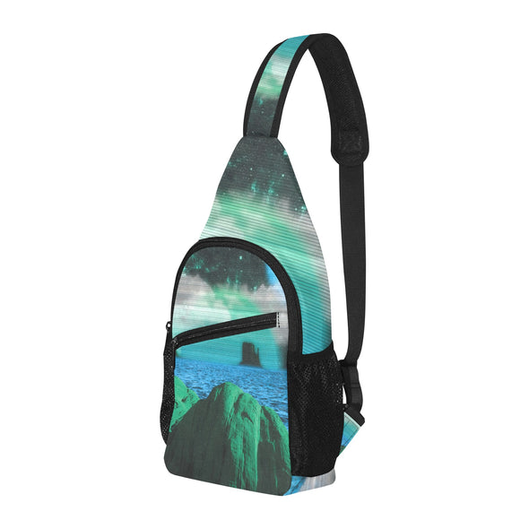 Emerald Canyon Sling Bag - Vaporwave Clothing - Aesthetic Clothing