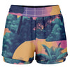 Canopy Women's 2-in-1 Shorts - Vaporwave Clothing - Aesthetic Clothing
