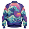 Neonami Varsity Jacket - Vaporwave Clothing - Aesthetic Clothing