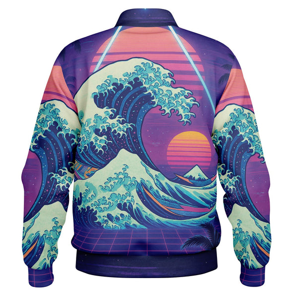 Neonami Varsity Jacket - Vaporwave Clothing - Aesthetic Clothing