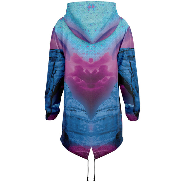 The Visitor Longline Hoodie - Vaporwave Clothing - Aesthetic Clothing