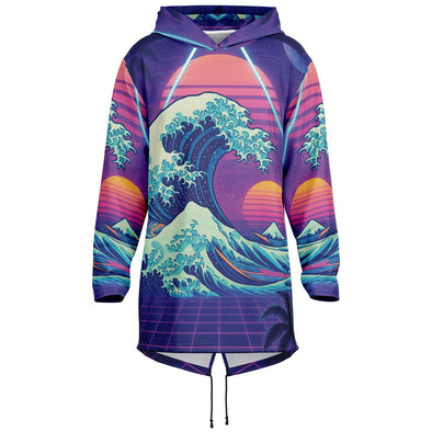 Neonami Longline Hoodie - Vaporwave Clothing - Aesthetic Clothing