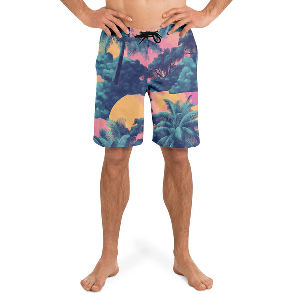 Canopy Board Shorts - Vaporwave Clothing - Aesthetic Clothing