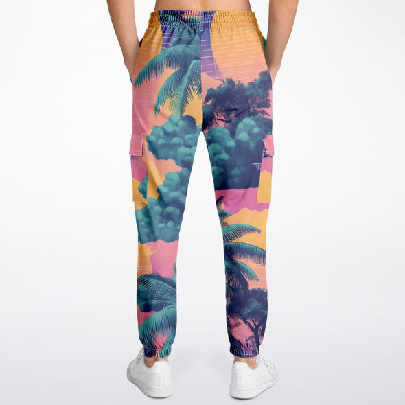 Canopy Cargo Joggers - Vaporwave Clothing - Aesthetic Clothing