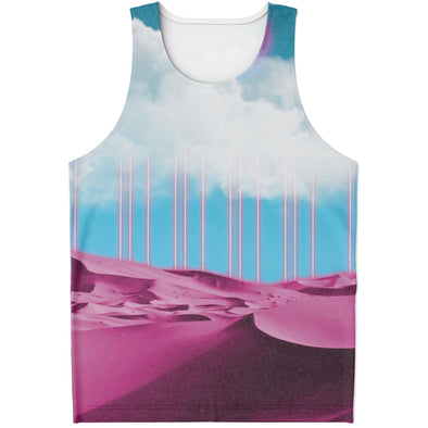 Electric Desert Tank Top - Vaporwave Clothing - Aesthetic Clothing