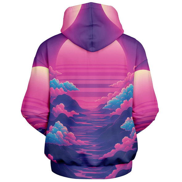 Duskwave Heavy Hoodie - Vaporwave Clothing - Aesthetic Clothing