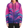 Duskwave Zip Hoodie - Vaporwave Clothing - Aesthetic Clothing