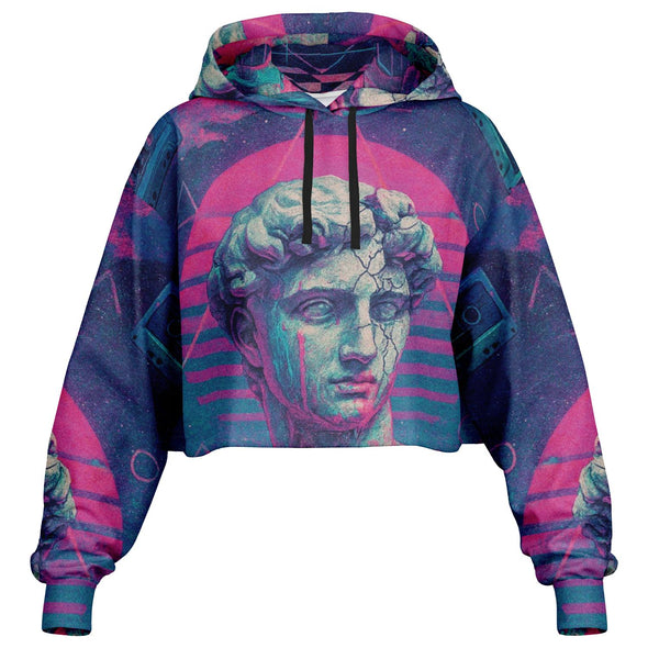 Anachron Cropped Hoodie - Vaporwave Clothing - Aesthetic Clothing
