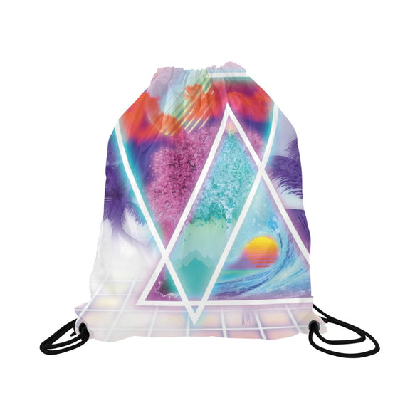Dimensions Collide Drawstring Bag - Vaporwave Clothing - Aesthetic Clothing
