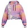 Corinthian Cropped Hoodie - Vaporwave Clothing - Aesthetic Clothing